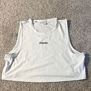 Gymshark White Women's Cropped Tank Top
